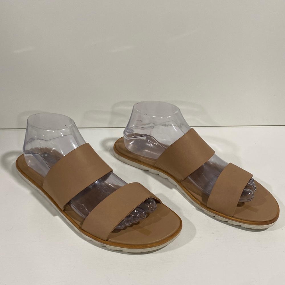 Sorel Ella II‎ slide 2 strap sandal tan